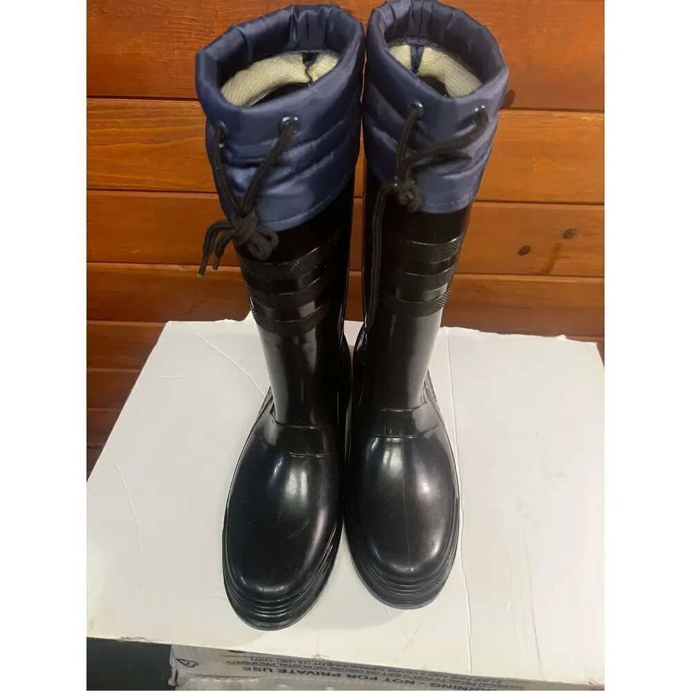 Totes Womans Rain Boots Sz 6 Black